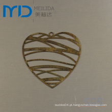 Resultados elegantes da jóia de Heartshape com projeto filigrana de bronze para vendas